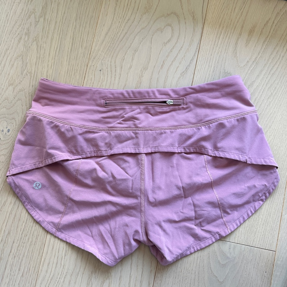 LULULEMON RUN TIMES SPEED SHORTS SIZE 4